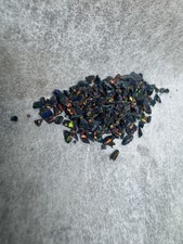 Crushed Black Lab Grown Opal for Inlaying 1-2mm.