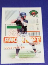 2024 Panini Prospect Edition #94 Cole Foster