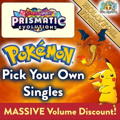 Up to 35% off!  Pokémon S&V Prismatic Evolutions: Holos & Pokeballs 