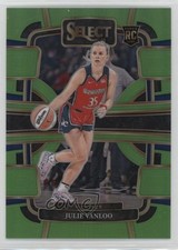 2024 Panini Select WNBA Concourse Neon Green Prizm 9/75 Julie Vanloo #57 1jb0