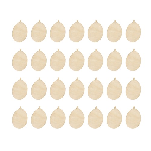  Círculos de madera con globo 200 piezas: redondas de madera en blanco sin terminar rebanada de madera - Imagen 7 de 12