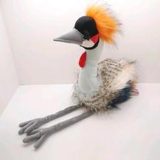 Douglas Cuddle Toys Nia African Crowned Crane Plush Bird #4276 Stuffed Animal 