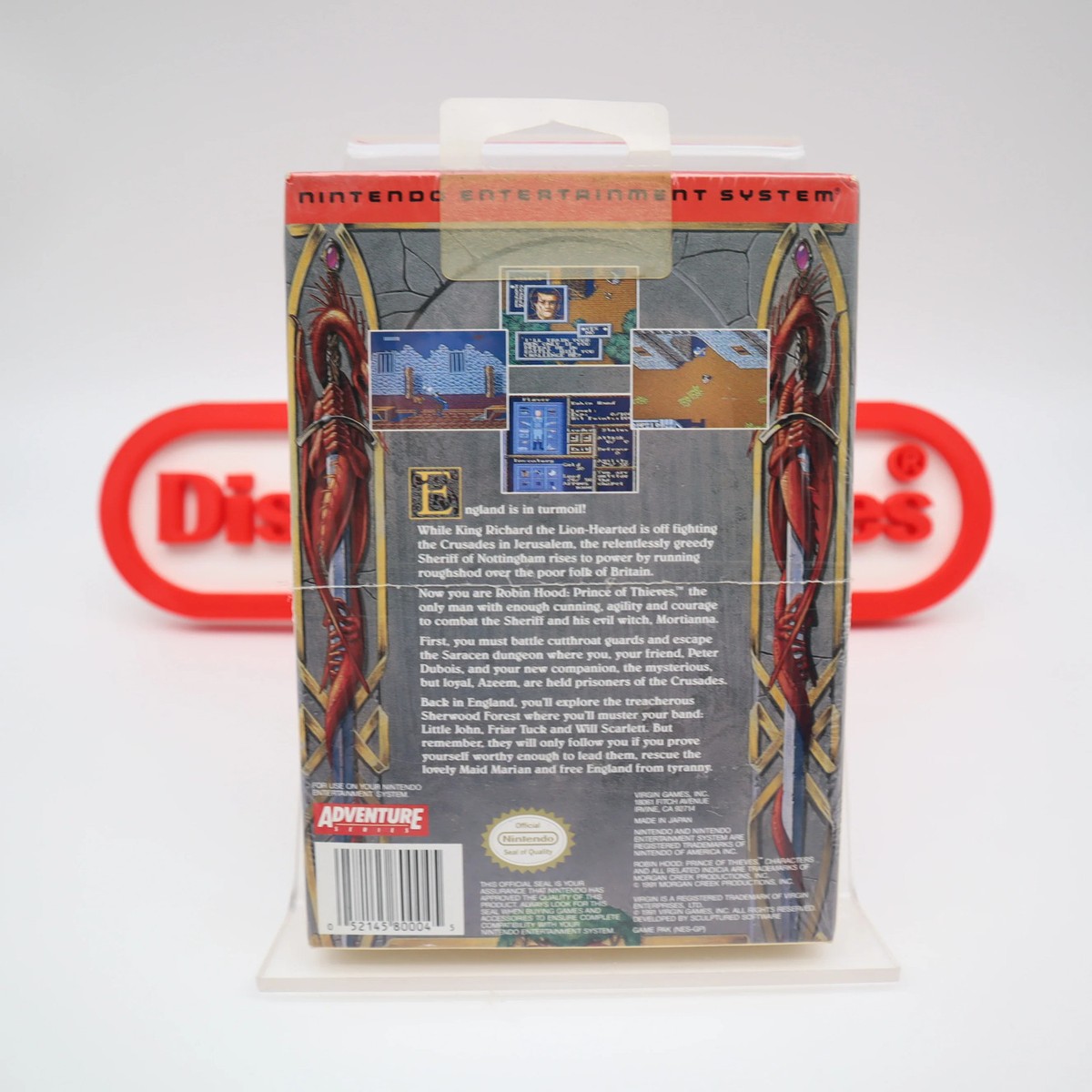 Robin Hood: Prince of Thieves (Nintendo Entertainment System, 1991