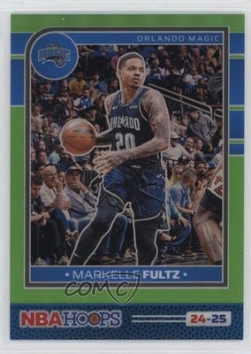2024-25 Panini NBA Hoops Premium Lime Green Prizm 81/149 Markelle Fultz #220 8d4