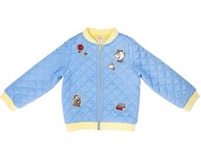 Disney Collection by Tutu Couture 2T Beauty the Beast Appliqu Bomber Jacket