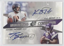 2006 SPx Winning Combos 31/50 Kyle Orton Tarvaris Jackson Rookie Auto RC q9p