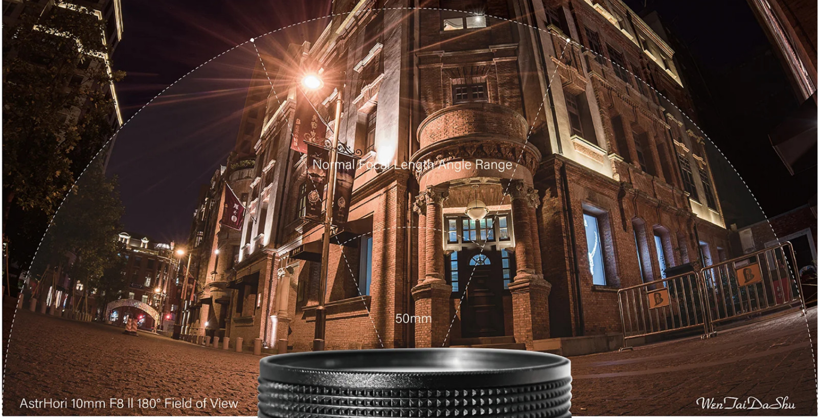 AstrHori 10mm f/8 Fisheye Lens APS-C Ultra-Wide 180° Manual Focus Fuji X Mount