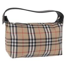 Borsa a mano BURBERRY Nova Check nylon beige originale 163654