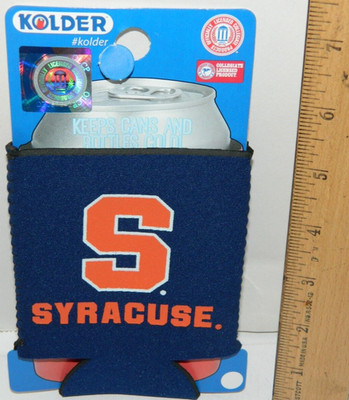 SU Syracuse orange University BEER CUP CAN holder COOLIE KOOZIE Tailgate Party