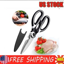 Kitchen Shears Heavy Duty Scissors for Meat Fish Chicken Bones Stainless Steel