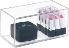 iDesign 39650 Box with Lid Medium Size Bathroom Made of BPA-Free Plastic.