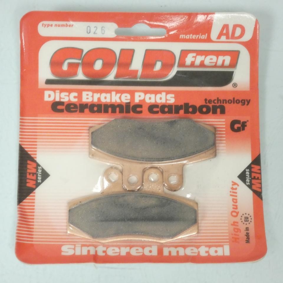 Plaquette de frein Gold Fren KTM 250 EXC fritte pour un freinage progressif et puissant