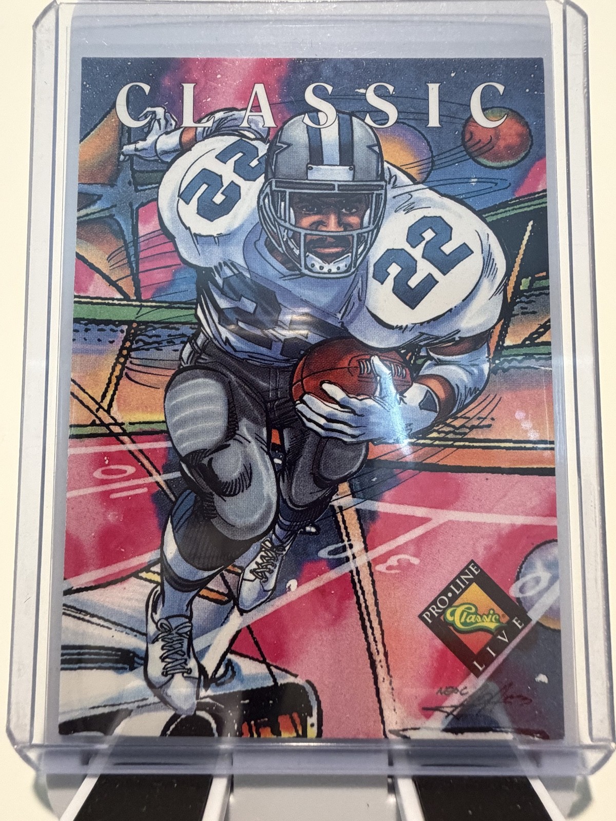 1994 Classic Pro Line Live - Illustration Emmitt Smith #404