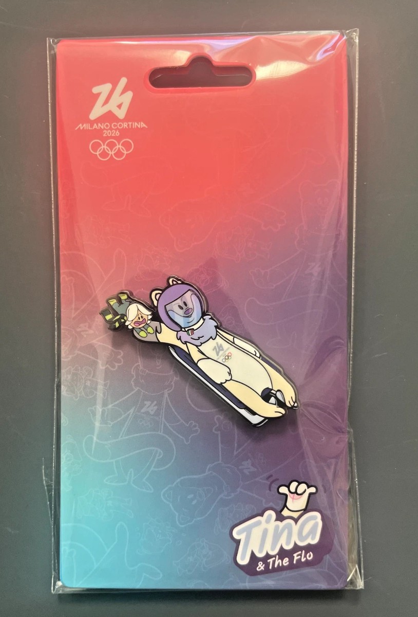 Milano Cortina 2026 Winter Official Mascot Tina Sports Pose Pin | eBay