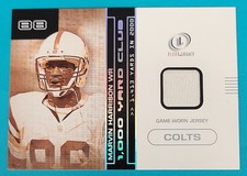 2001 Fleer Legacy 1000 Yard Club Jersey Patch #YC-MH Marvin Harrison Card g