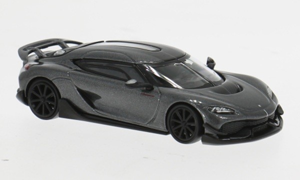 Tarmac Works 64053 T64G-TL053-GY 1:64 Koenigsegg Gemera Die-Cast Car Gray New