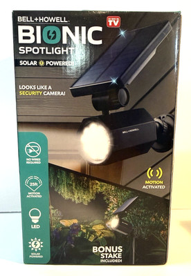 Bell + Howell Bionic Spotlight Original LED Light Solar Outdoor Motion Sensor