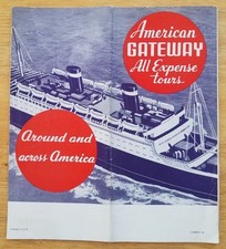CALIFORNIA / VIRGINIA / PENNSYLVANIA (Panama Pacific) 1936 BROCHURE