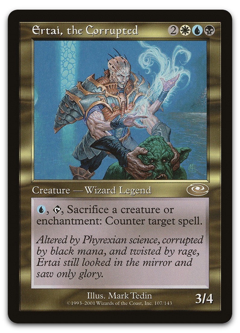 Ertai, the Corrupted #107 (LP) Planeshift PLS Magic MTG