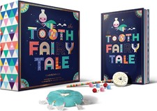 FAO Schwarz Fairy Tale Book and Keepsake Box with Tooth Pillow and Fairy Wand