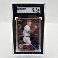 2023 Topps Chrome - Shohei Ohtani #17 Refractor 9.5 Mint + 🔥