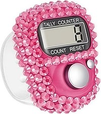 Electronic Finger Tally Counter Clicker Counter,Portable Digital Display Tall...