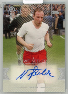 2015-16 Topps UEFA Champions League Showcase Uwe Seeler Autographs