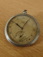 Tissot Orologio Da Tasca Vintage Da Revisionare/Per Ricambi Cipolla