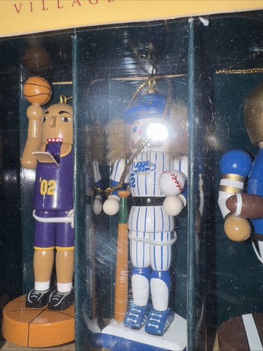 1999 Nutcracker Village 10th Anniversary Sports Ornaments - Picture 4 of 14