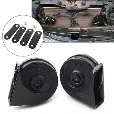 2x Universal Snail Horn 12V 125db Waterproof Loud Dual Pitch For Honda Ford BMW