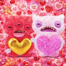 2026 Set of 2 Fuggler Love Fugg Series 2 Valentine's Day Funny Ugly Monsters NEW