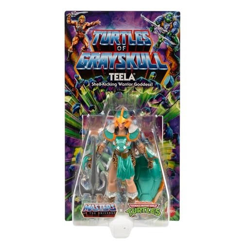 MOTU Origins Turtles of Grayskull Teela Actionfigur mit Mini Comic - Bild 2 von 7