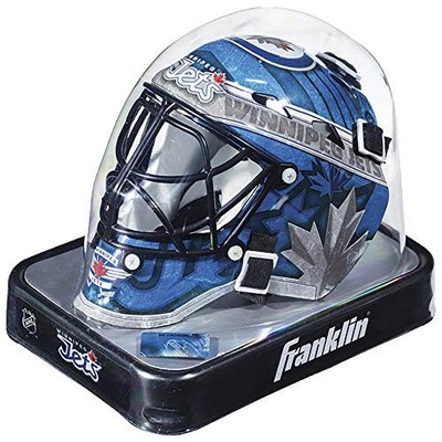 Franklin Sports NHL Winnepeg Jets Mini Hockey Goalie Mask with Case - Collectibl
