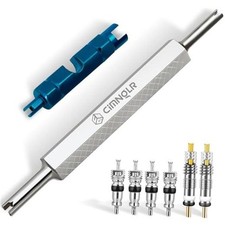 Tire Valve Stem Removal Tool Kit, Includ Presta Valve Core Removal Tool, 8 Pcs