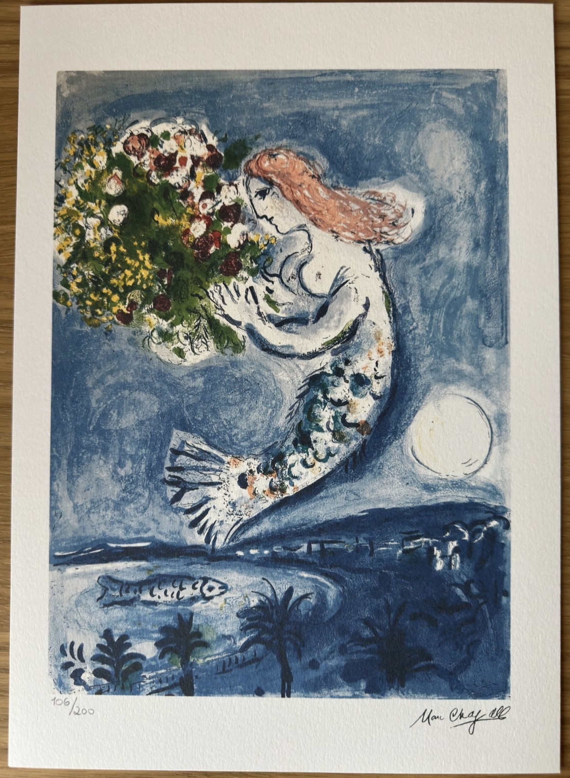 Numbered Edition Marc Chagall Lithograph 