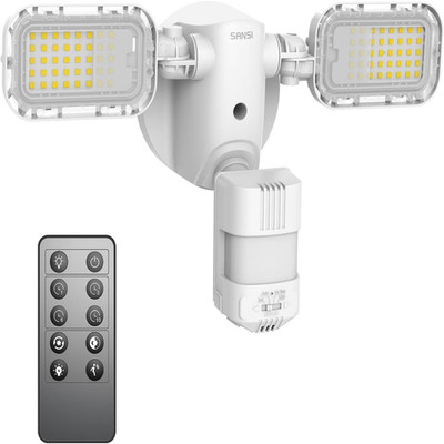 Sansi 90W 10000Lm Led Outdoor Flood Light Remote Control 50000 Hrs Lifespan
