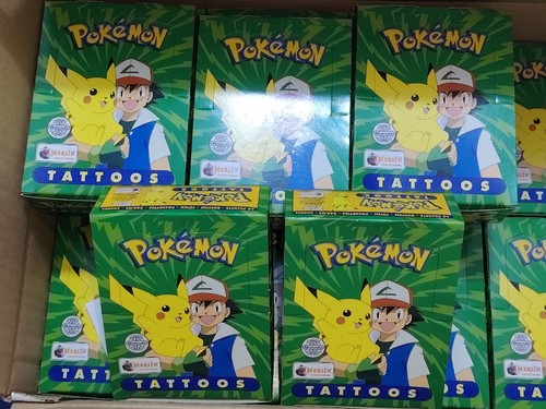 Five Pokémon tattoo box