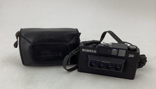 Nimslo 3D Quadra Lens 35mm Film Camera With Case Vintage Untested