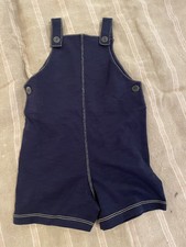 misha and puff navy cotton tank jumpsuit shorts jumper sz 6/7