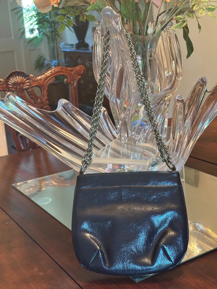 Cartera Coblentz vintage, azul oscuro, excelente estado, única en su clase Foto 4 de 4