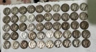 50 MERCURY DIME LOT .90% SILVER  1916-1945 Nice Conditions Some Coins UNC