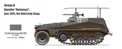 Italeri 7034 - 1:72 Sd.Kfz. 250/3 - Picture 3 of 6