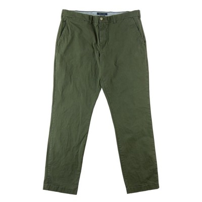 Tommy Hilfiger Hose Slim Fit Größe W38/L32 Herren Khaki #QWE1272
