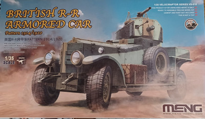 Meng 1:35 VS-010 British R-R Armored Car Pattern 1914/20