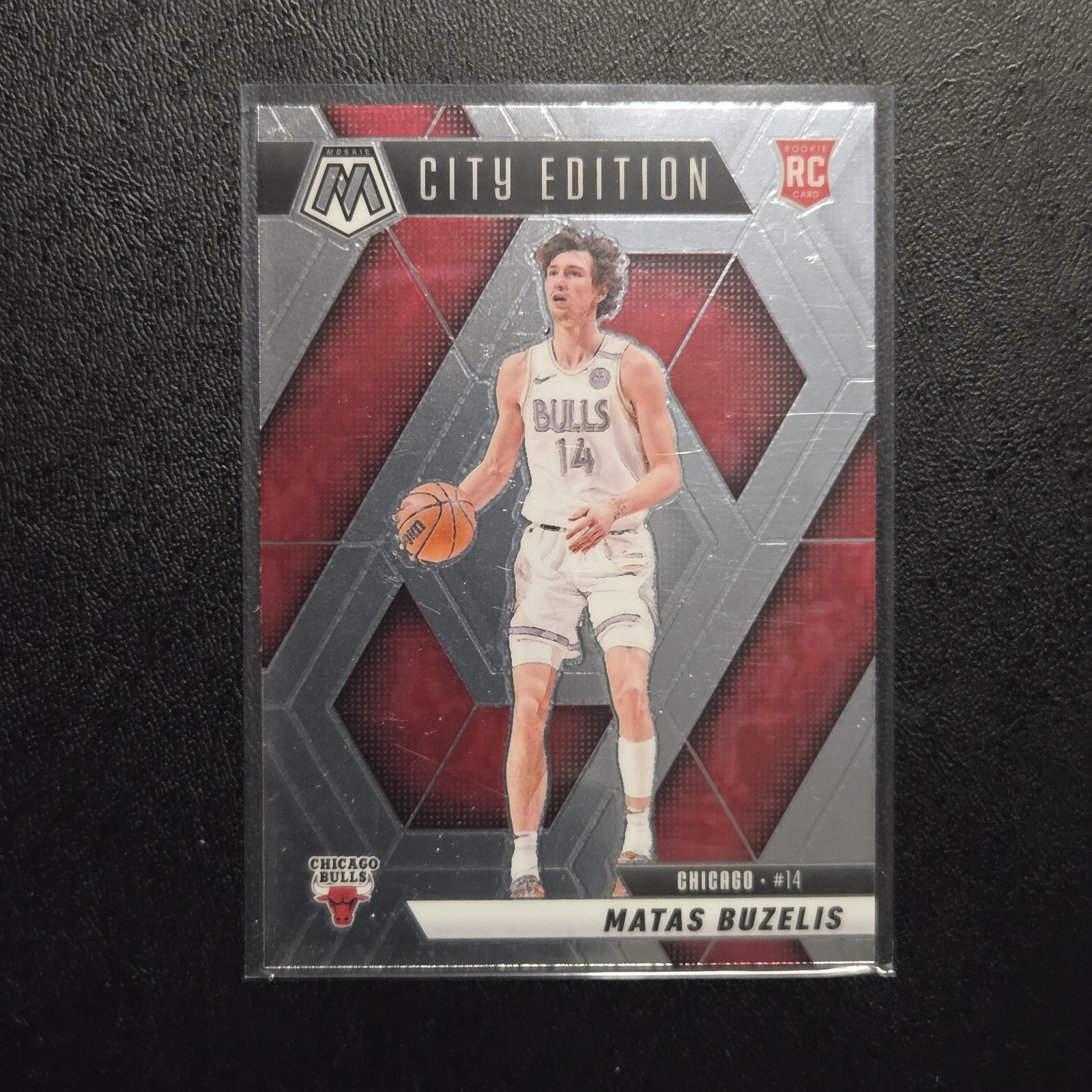 Matas Buzelis Rookie RC 2024-25 Panini Mosaic City Edition Base #273 Bulls