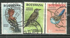 BOTSWANA 20-22 USED BIRDS