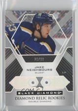 2021 Upper Deck Black Diamond Relic Rookie Gems Double 29/99 Jake Neighbours k4s