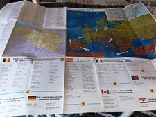 ANCIEN   CARTE D EUROPE ET DE FRANCE
