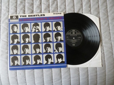 THE BEATLES - A HARD DAY'S NIGHT - EMI 2 BOX REISSUE VINYL LP - MONO - 1991?