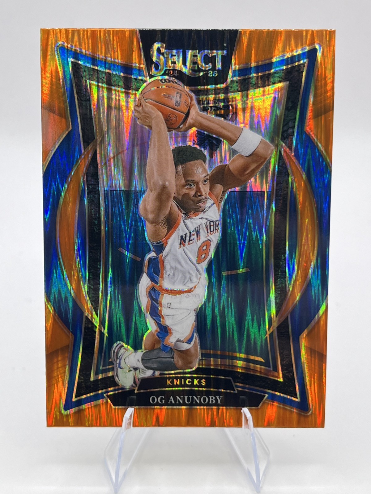 OG Anunoby Concourse Orange Flash - 2024/25 Select - New York Knicks 
